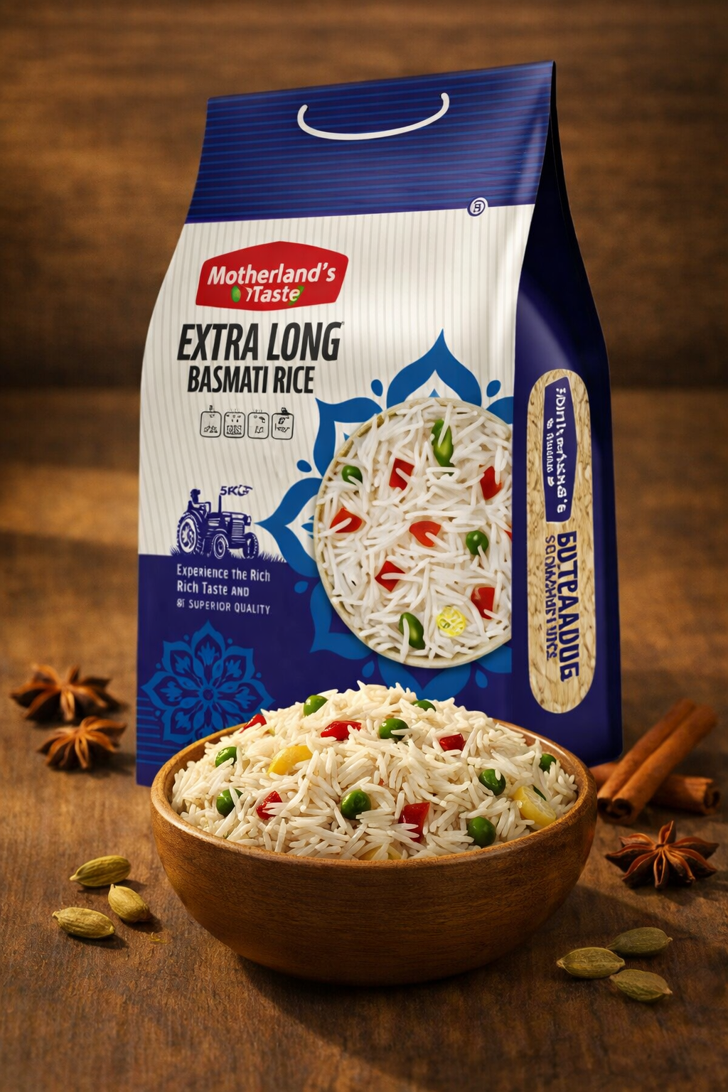 Motherland's Taste Extra Long Basmati Rice 5kg